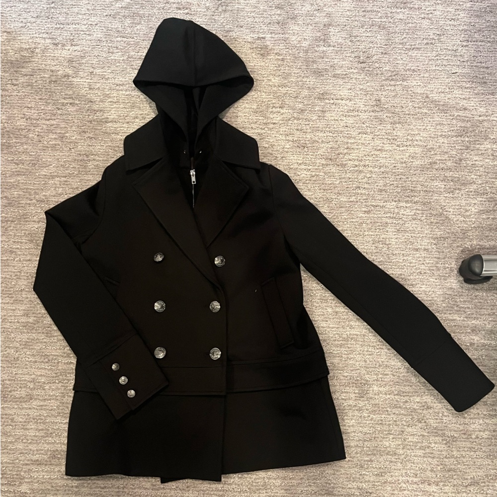 Central Park West Double Breasted Blazer w/ Removable Dickie (Hood) & Bottom